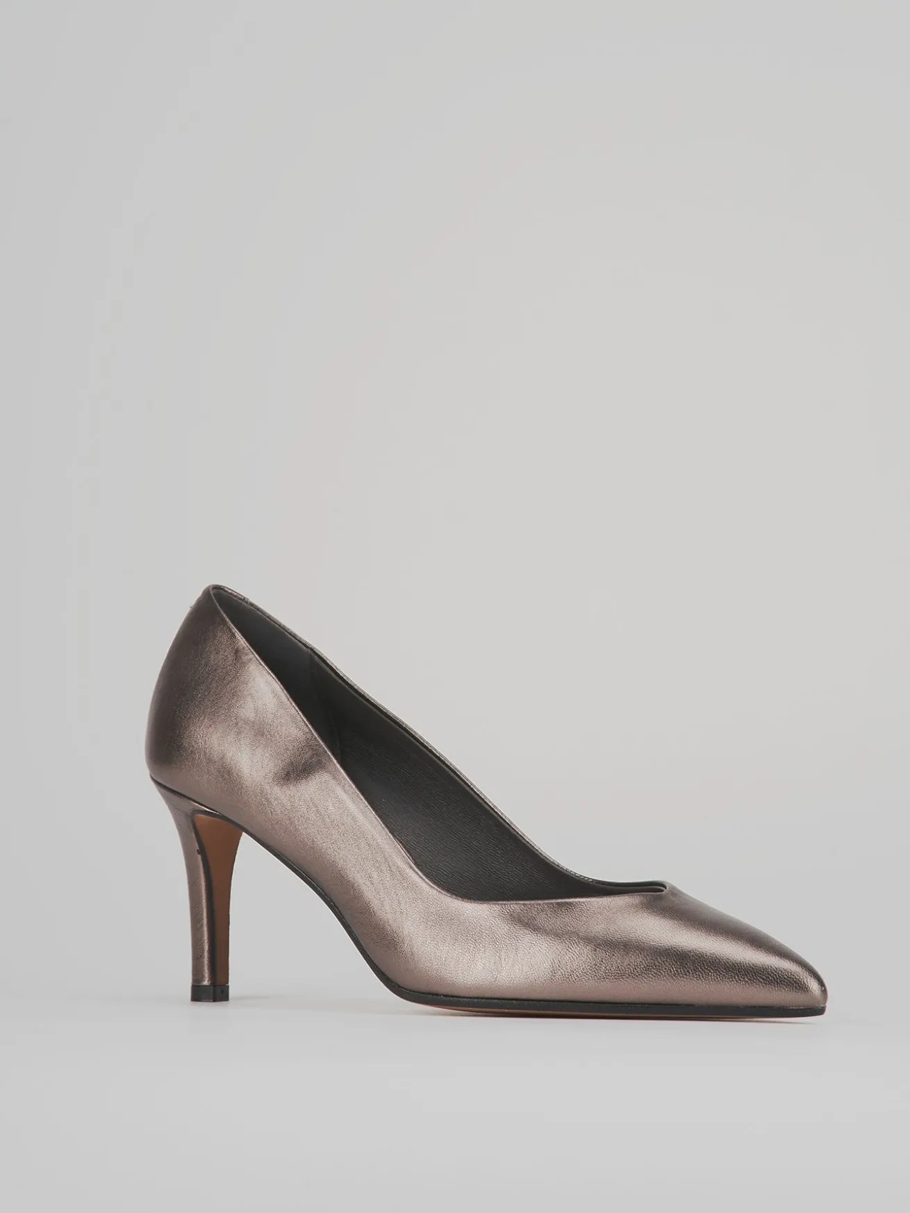 Décolleté tacco 7cm pelle beige