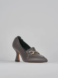 Décolleté tacco 7cm pelle beige