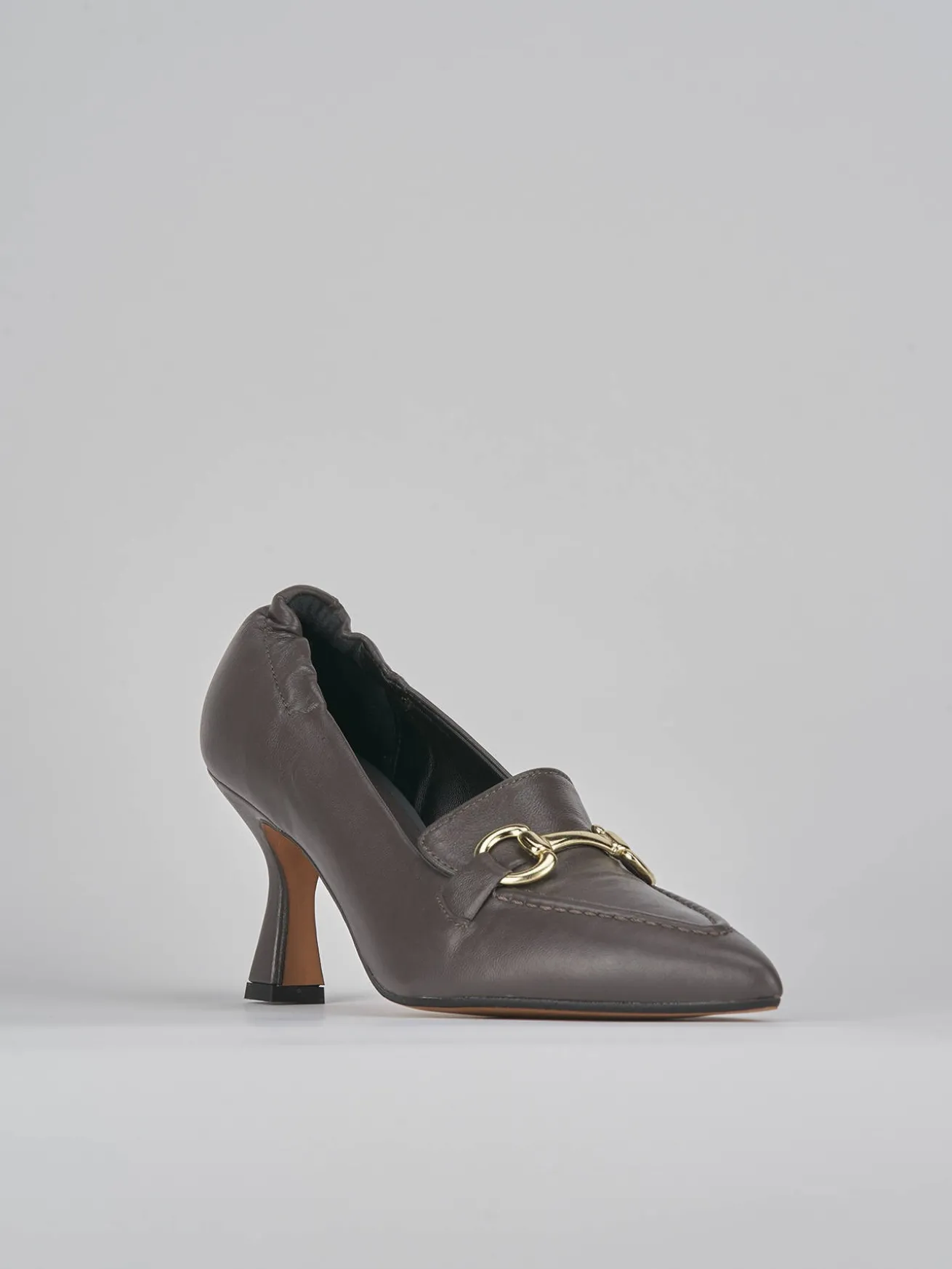 Décolleté tacco 7cm pelle beige