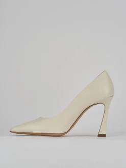 Décolleté tacco 9cm pelle bianco