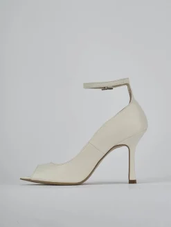 Décolleté tacco 9cm pelle bianco