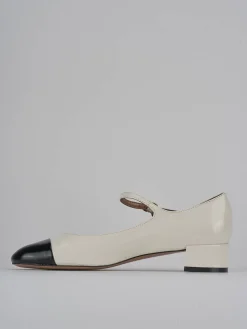 Décolleté tacco 3cm pelle bianco