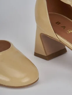 Décolleté tacco 5cm pelle marrone