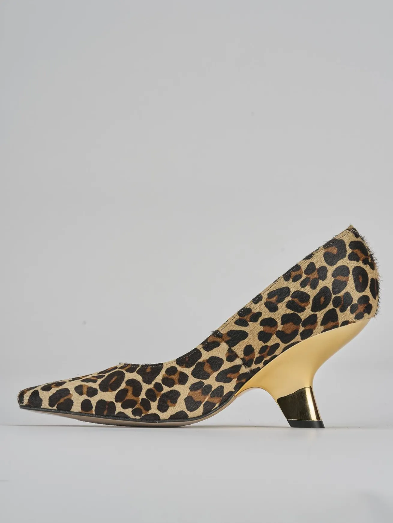 Décolleté tacco 6cm pelle multicolor