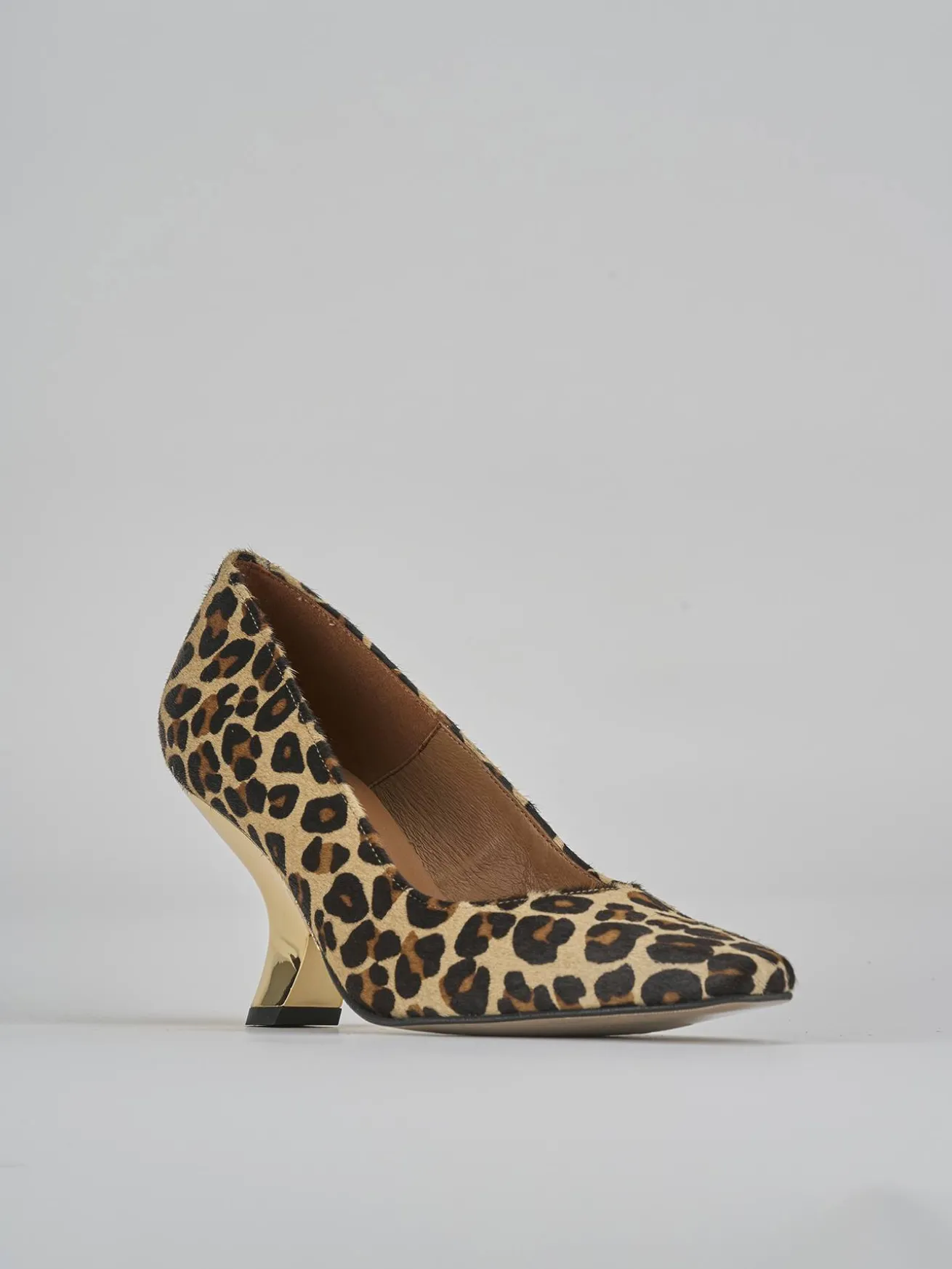 Décolleté tacco 6cm pelle multicolor