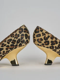 Décolleté tacco 6cm pelle multicolor