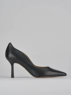 Décolleté tacco 8cm pelle nero