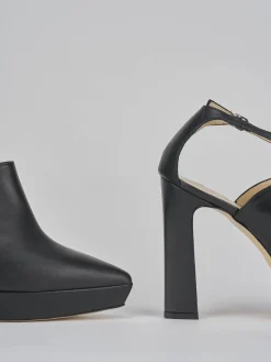 Décolleté tacco 11cm pelle nero