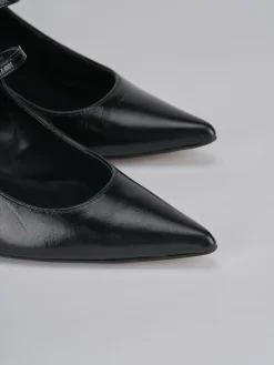 Décolleté tacco 5cm pelle nero