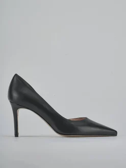 Décolleté tacco 8cm pelle nero