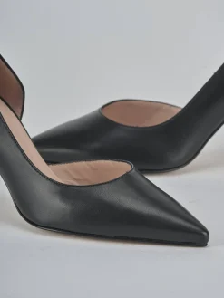 Décolleté tacco 8cm pelle nero