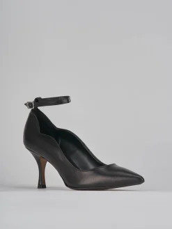 Décolleté tacco 7cm pelle nero