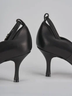 Décolleté tacco 7cm pelle nero