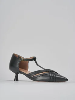 Décolleté tacco 5cm pelle nero