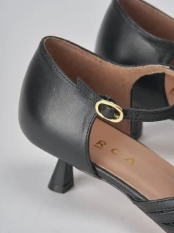 Décolleté tacco 5cm pelle nero