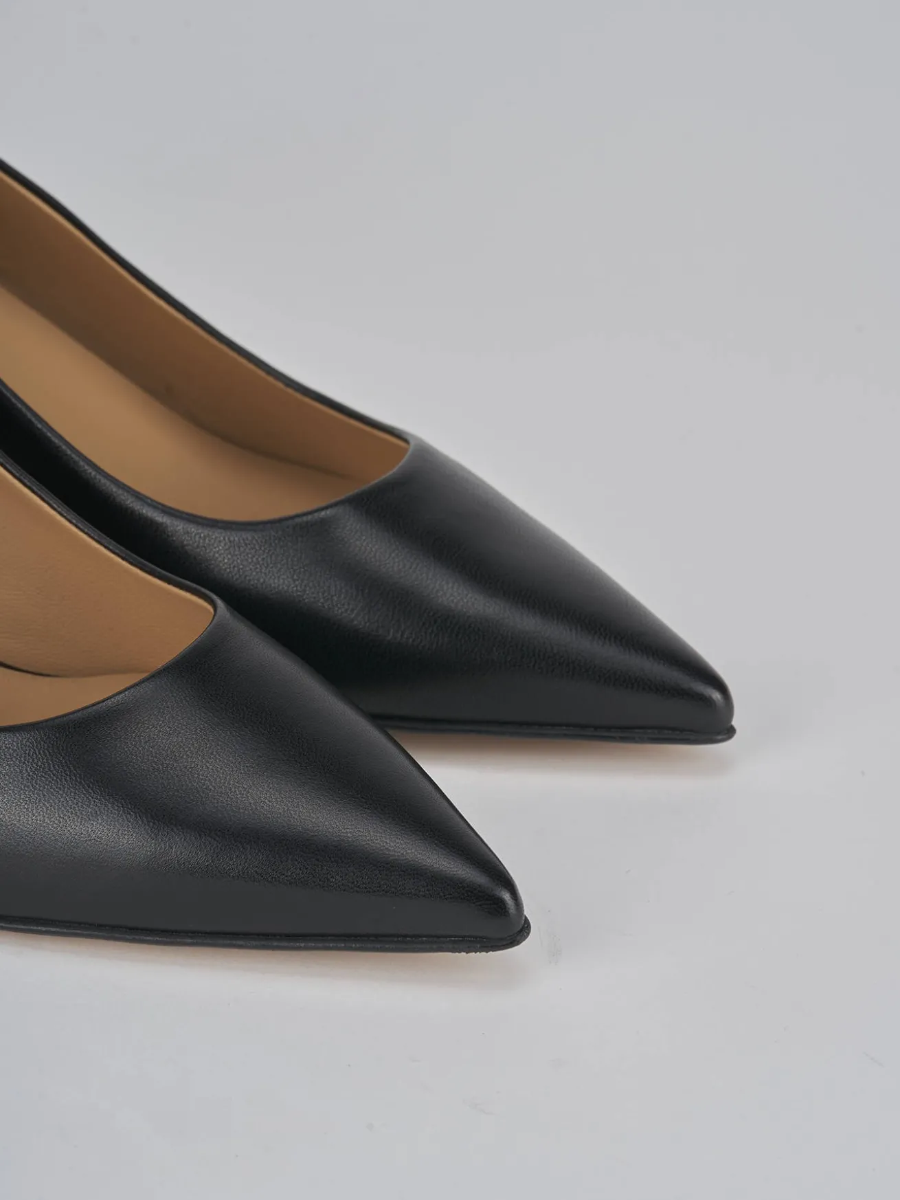 Décolleté tacco 5cm pelle nero