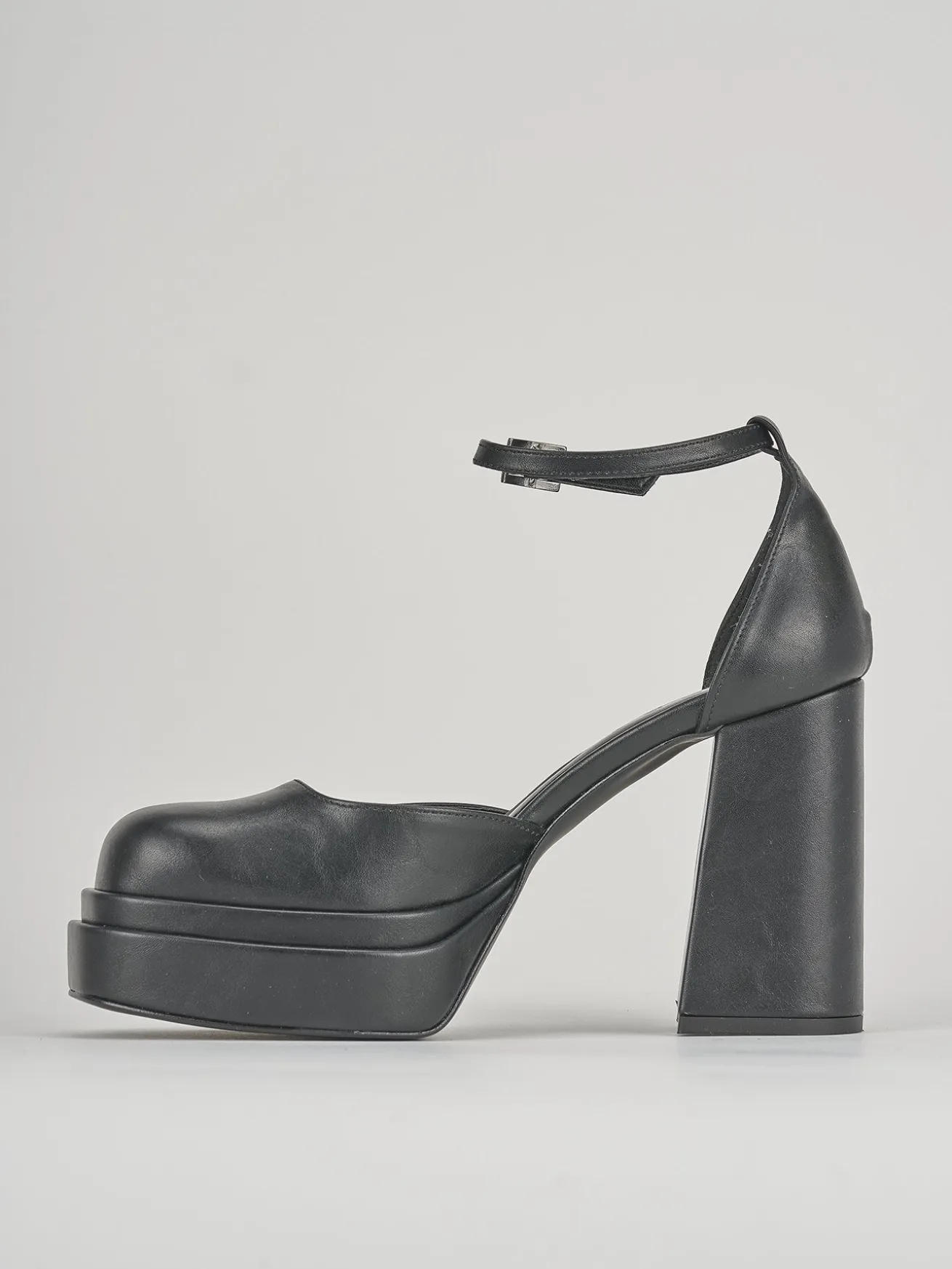Décolleté tacco 11cm pelle nero