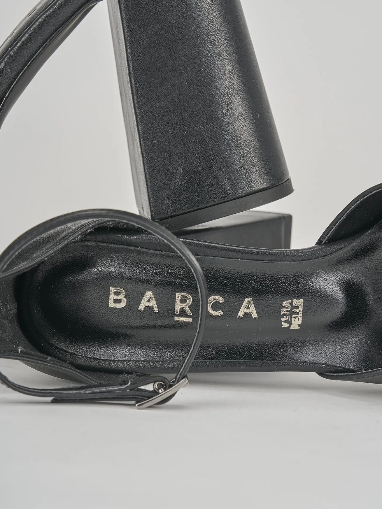 Décolleté tacco 11cm pelle nero