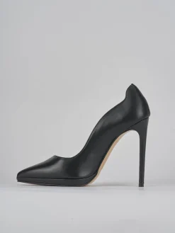 Décolleté tacco 11cm pelle nero