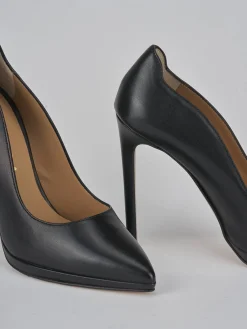 Décolleté tacco 11cm pelle nero