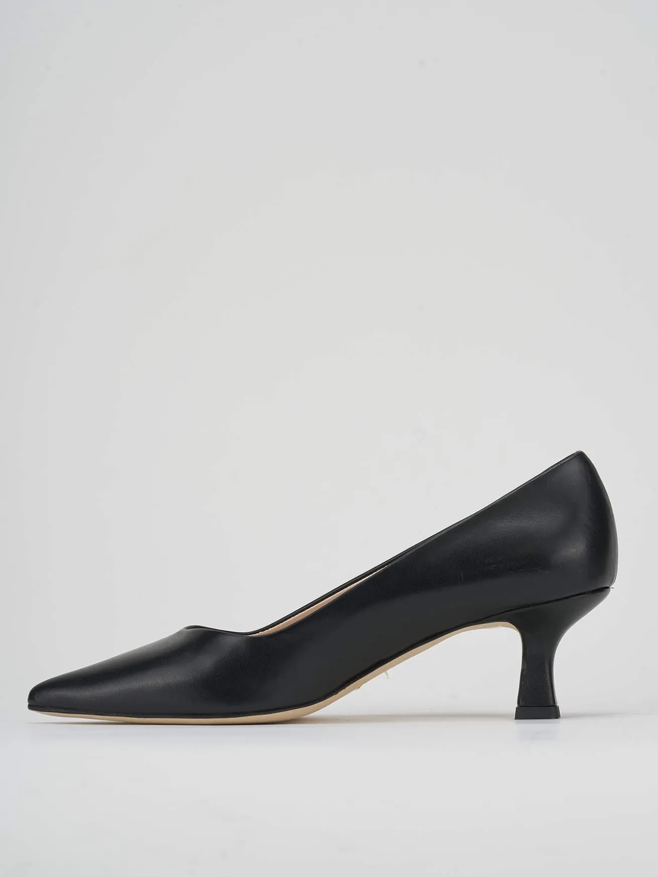 Décolleté tacco 5cm pelle nero