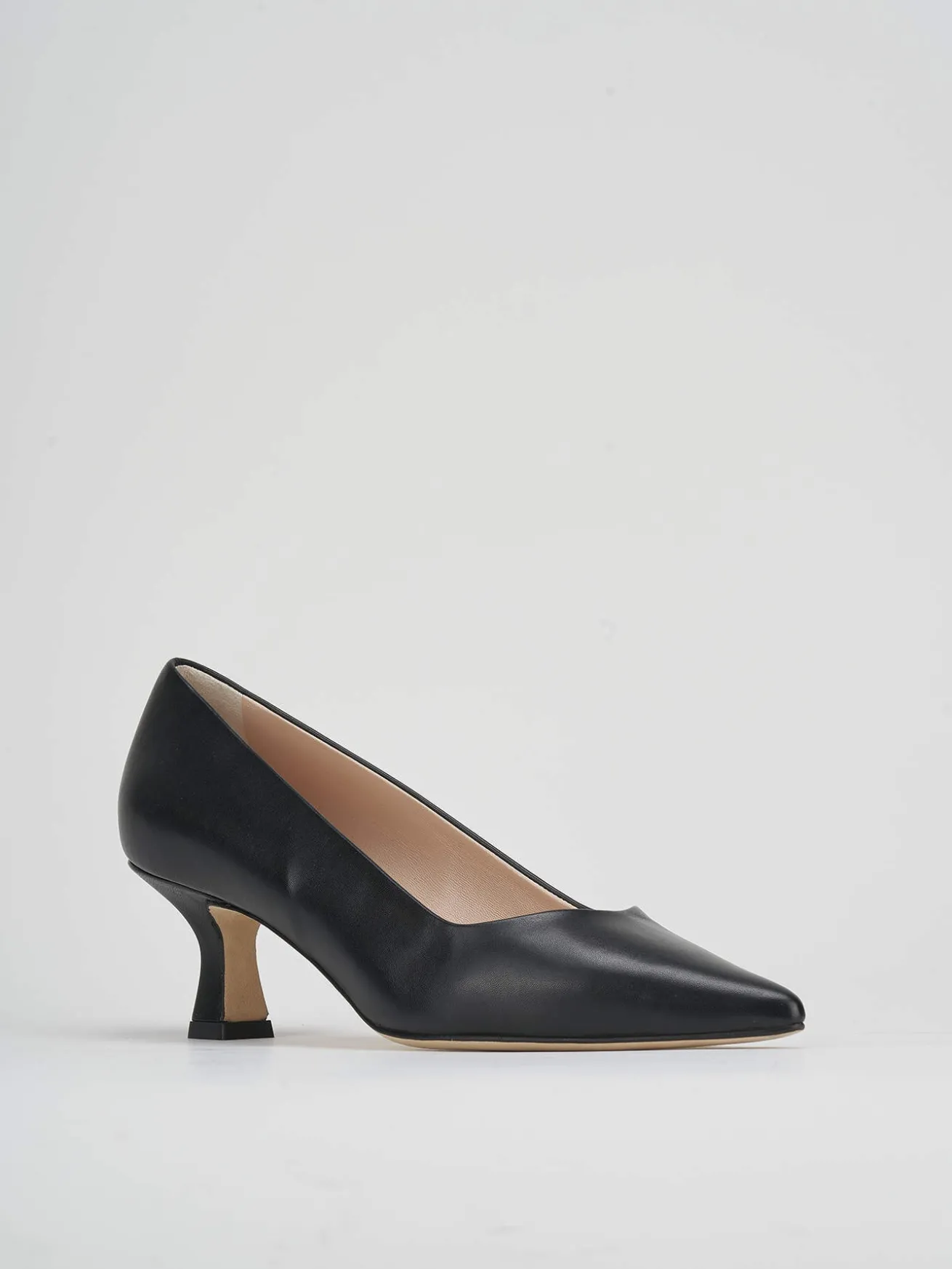 Décolleté tacco 5cm pelle nero