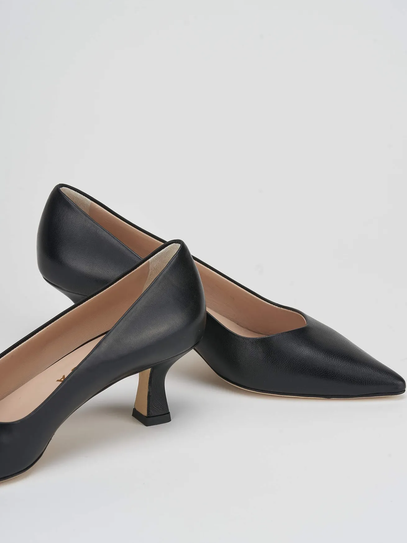 Décolleté tacco 5cm pelle nero