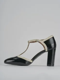 Décolleté tacco 8cm pelle nero