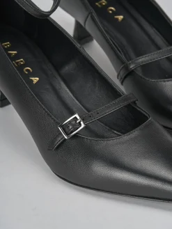 Décolleté tacco 3cm pelle nero