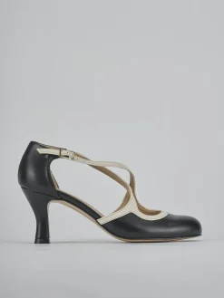 Décolleté tacco 6cm pelle nero