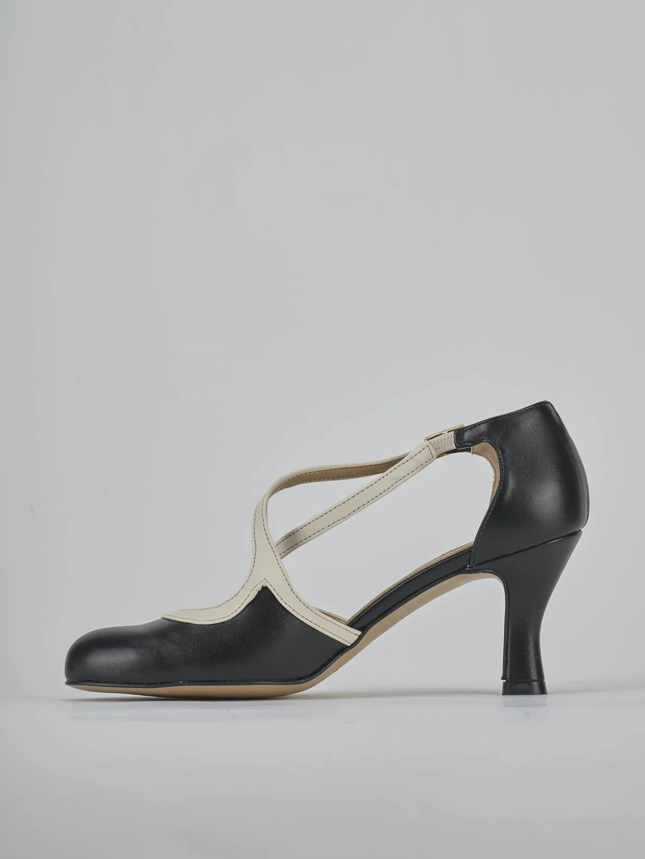 Décolleté tacco 6cm pelle nero