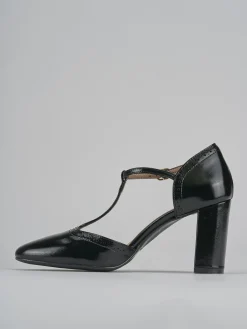 Décolleté tacco 8cm pelle nero