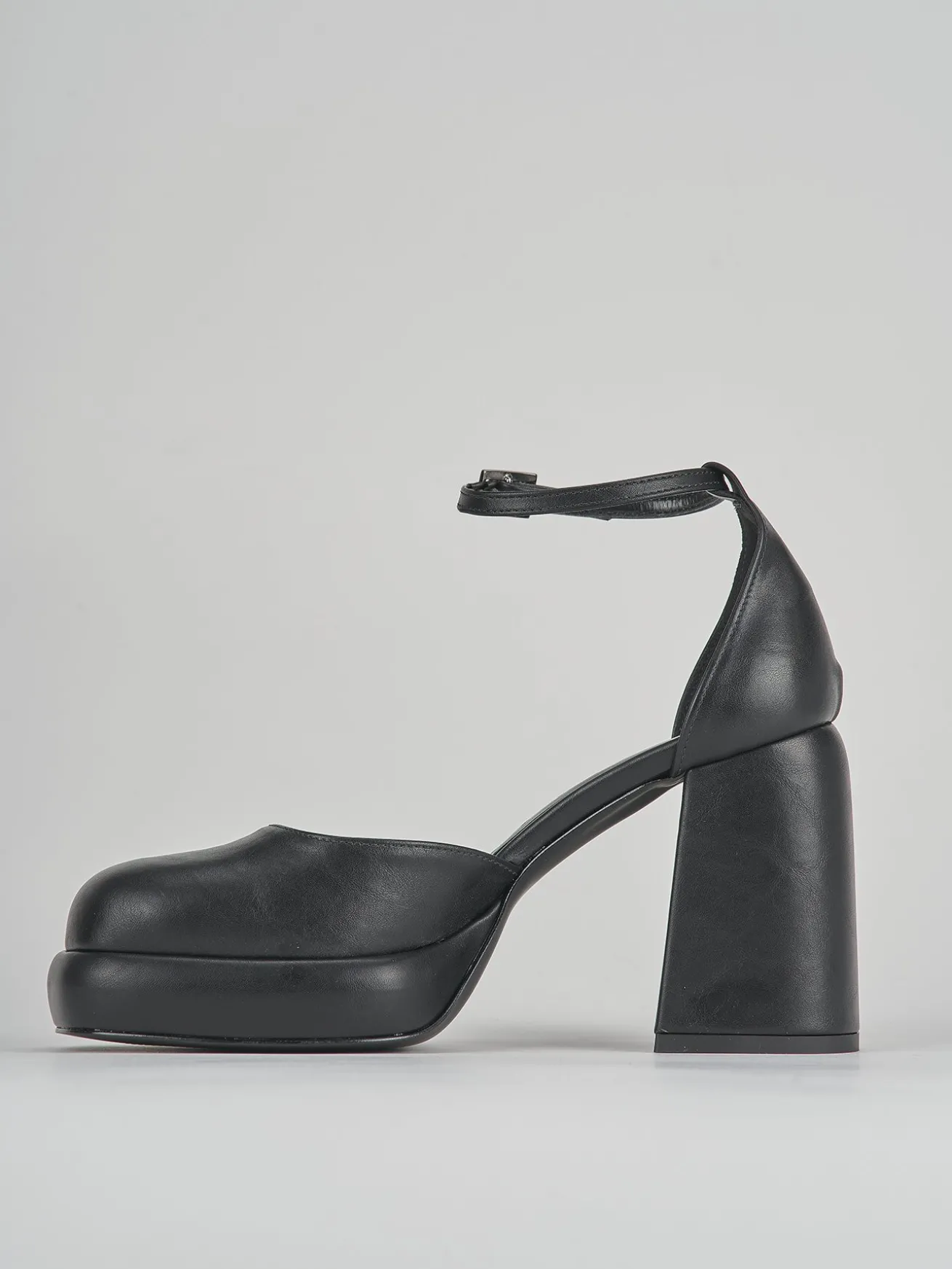 Décolleté tacco 11cm pelle nero