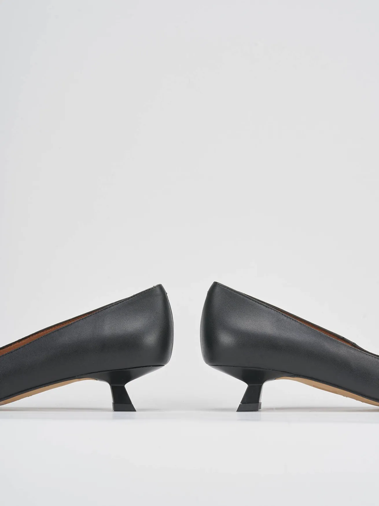 Décolleté tacco 3cm pelle nero