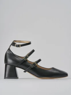 Décolleté tacco 6cm pelle nero