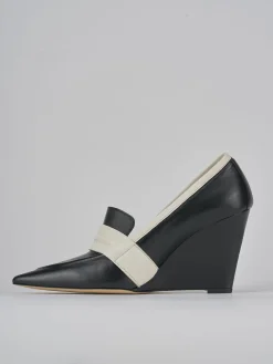 Décolleté tacco 8cm pelle nero