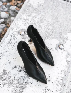 Décolleté tacco 7cm pelle nero