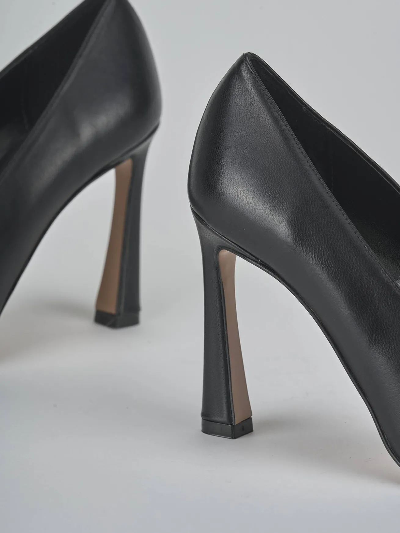 Décolleté tacco 9cm pelle nero