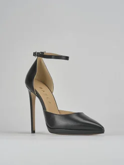 Décolleté tacco 11cm pelle nero