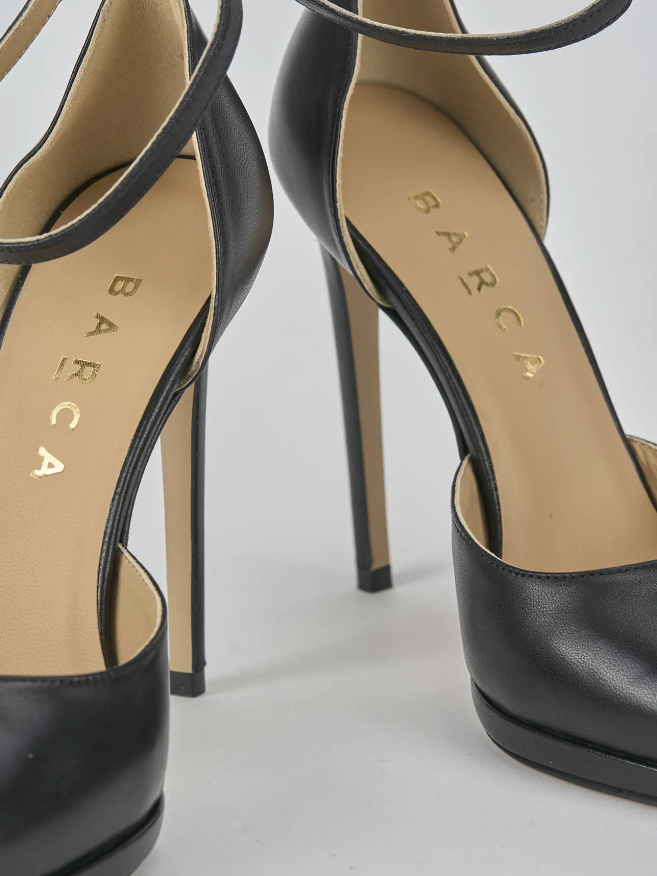 Décolleté tacco 11cm pelle nero