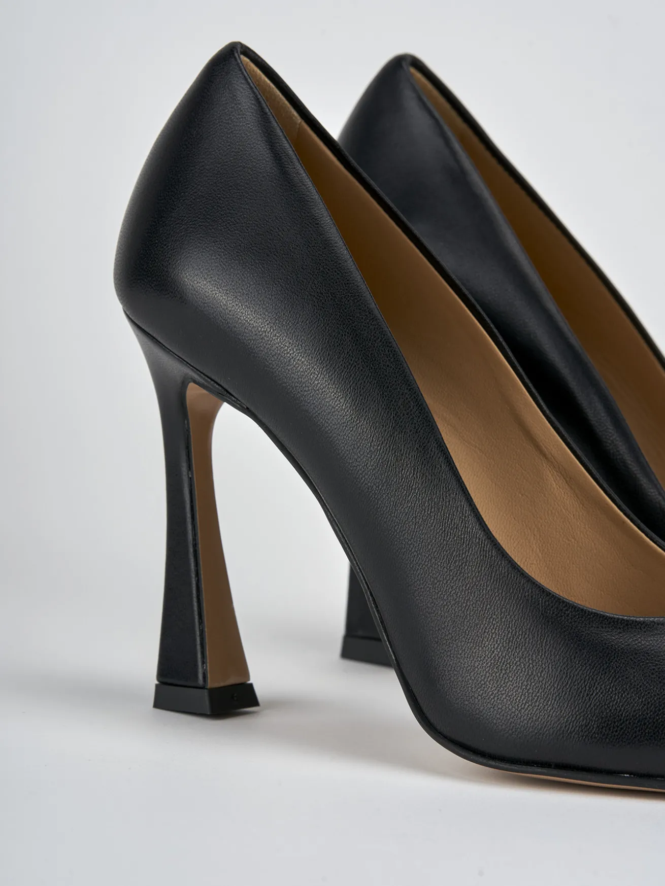 Décolleté tacco 9cm pelle nero