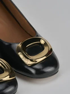 Décolleté tacco 7cm pelle nero