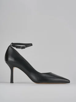 Décolleté tacco 7cm pelle nero