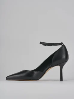 Décolleté tacco 7cm pelle nero