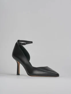 Décolleté tacco 7cm pelle nero