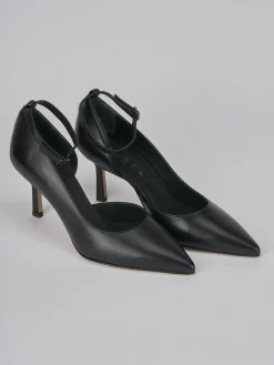 Décolleté tacco 7cm pelle nero