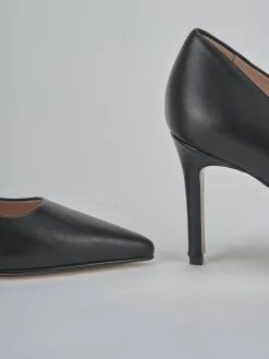 Décolleté tacco 7cm pelle nero