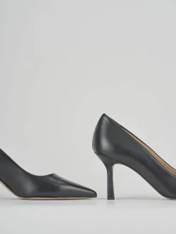 Décolleté tacco 7cm pelle nero