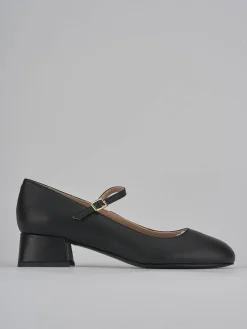 Décolleté tacco 4cm pelle nero