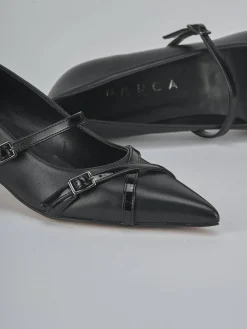 Décolleté tacco 5cm pelle nero